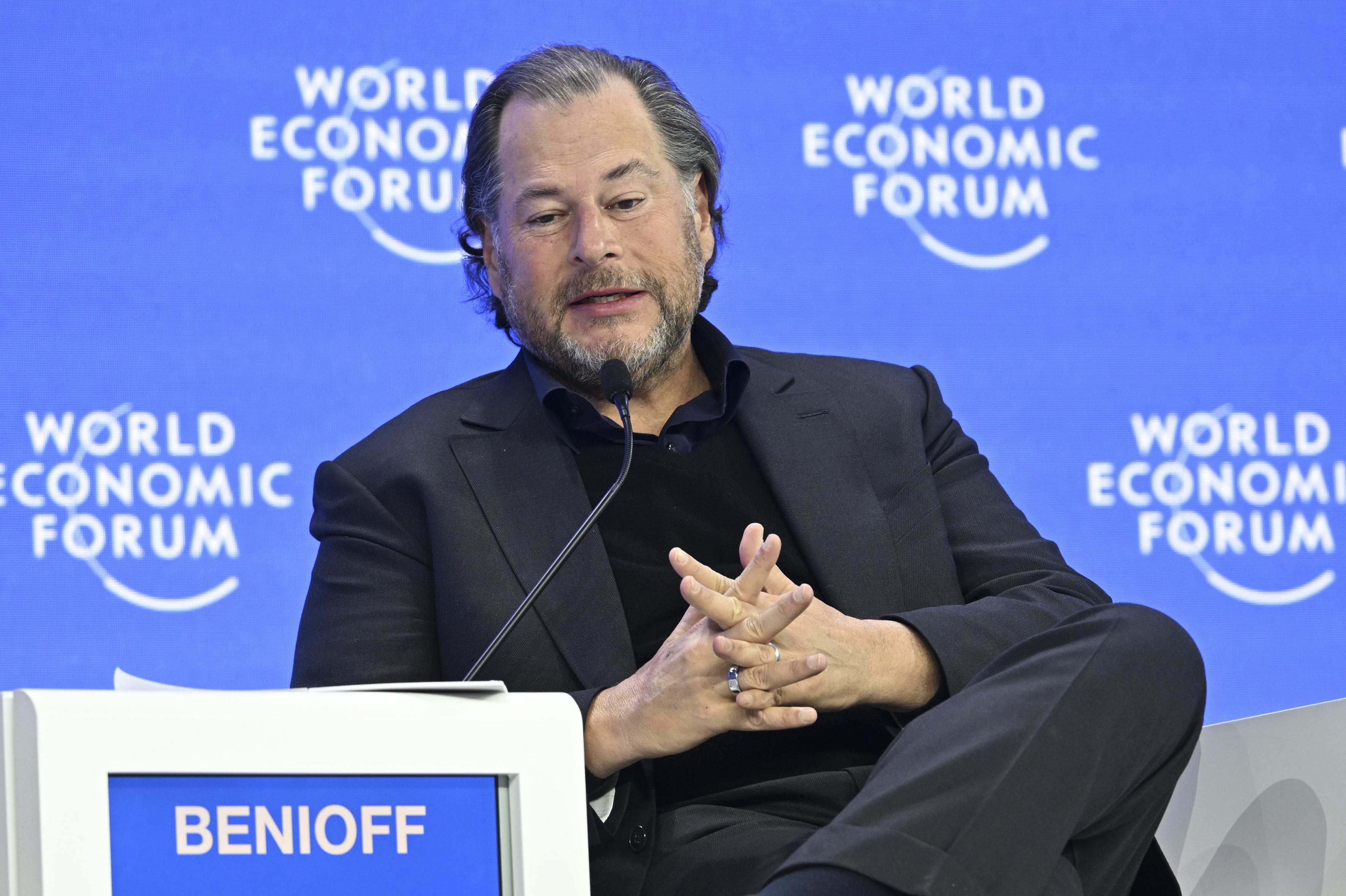 Marc Menioff at the World Economic Forum