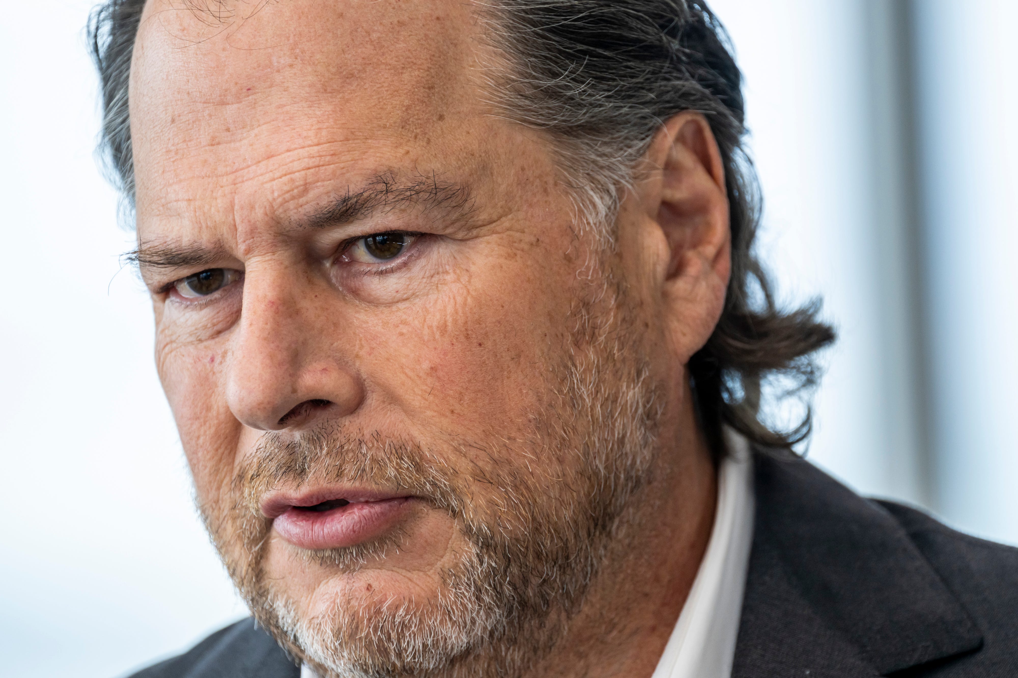 Marc Benioff, chief executive officer of Salesforce Inc