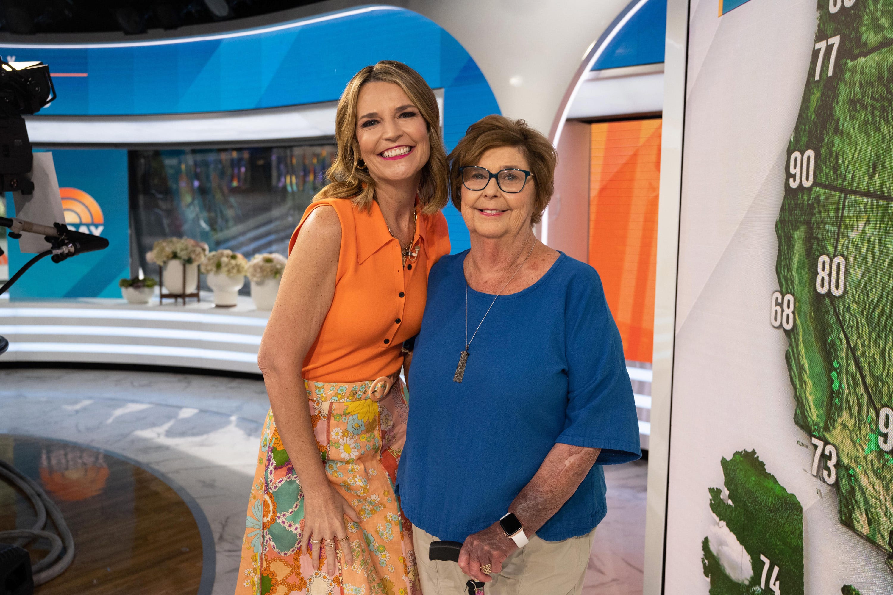 Savannah Guthrie and her mother, Nancy Guthrie.